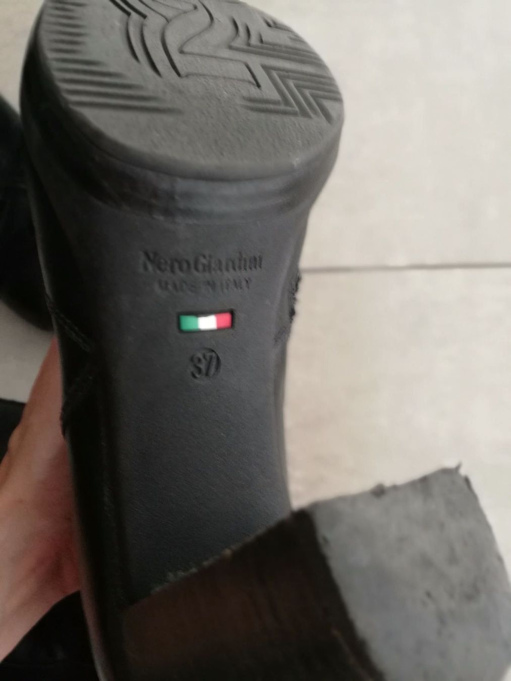 Scarpe da donna: Original Nero Giardini leder stiefel – Usato da bellinzona venduto da zeus6535 1