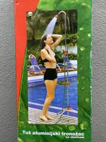 Dusche zusammen setzbar, leichte Ausführung ideal f Camping