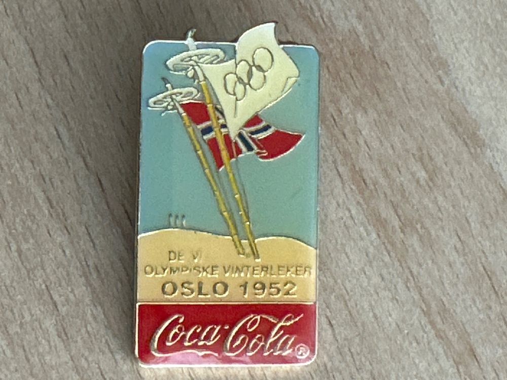 Pin Coca-Cola Olympia Oslo 1952 | Kaufen auf Ricardo