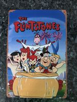 The Flintstones Blechschild Wanddeko Retro Cartoon Rarität S