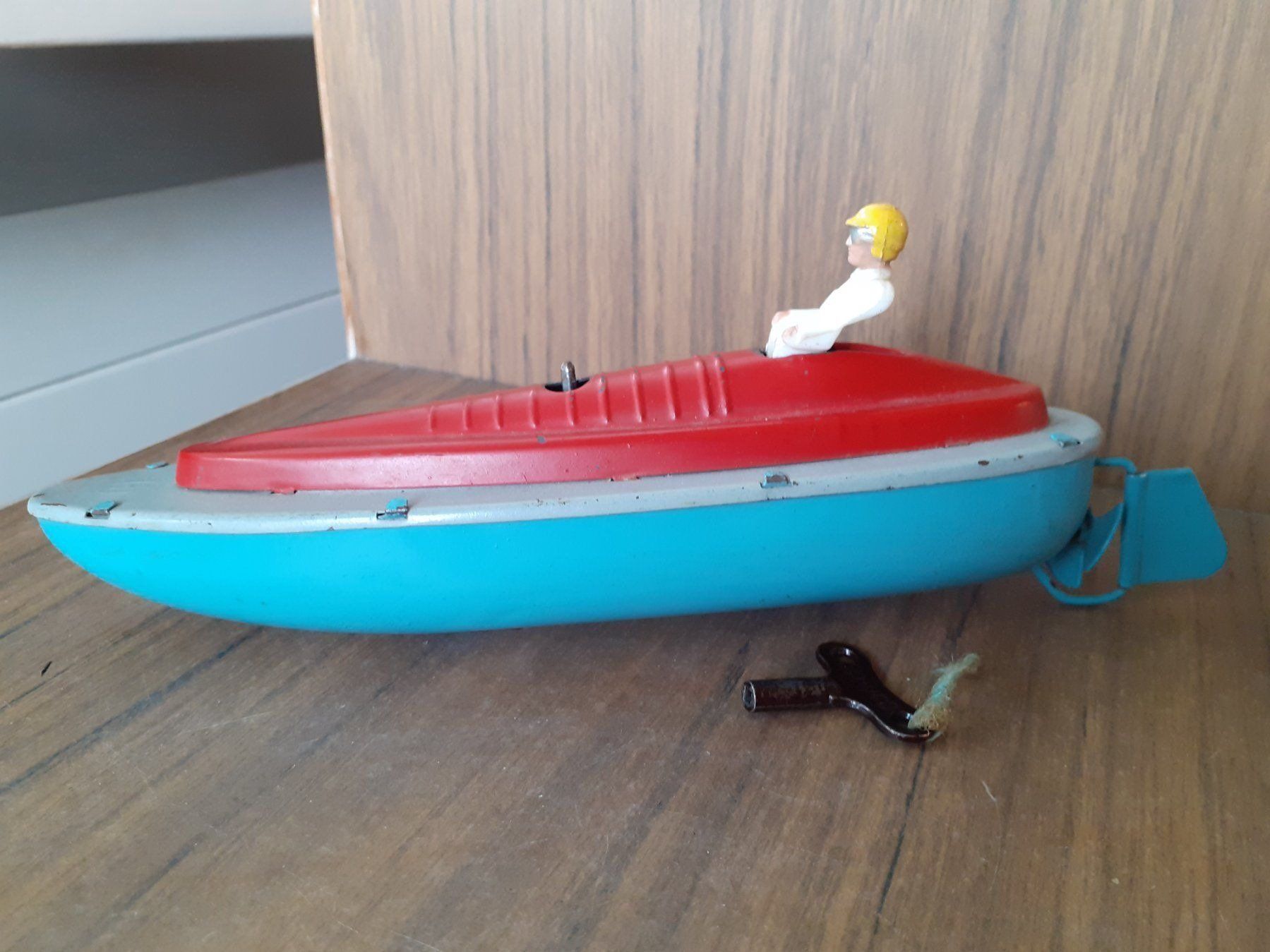 Giocattoli: Boot Motorboot Blechspielzeug antik – Usato da Mörschwil venduto da antiksalon 1
