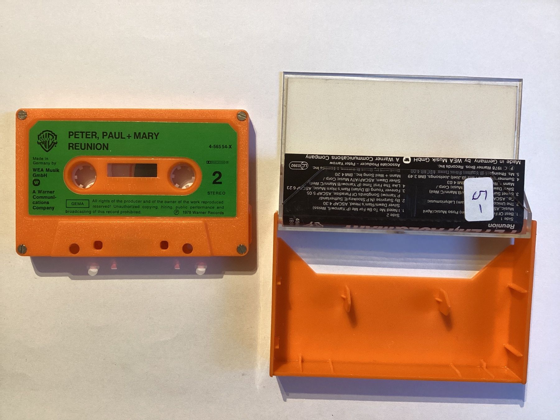 Musicassette: Peter Paul & Mary MC - Reunion – Usato da Gutenswil venduto da Hamzian 1