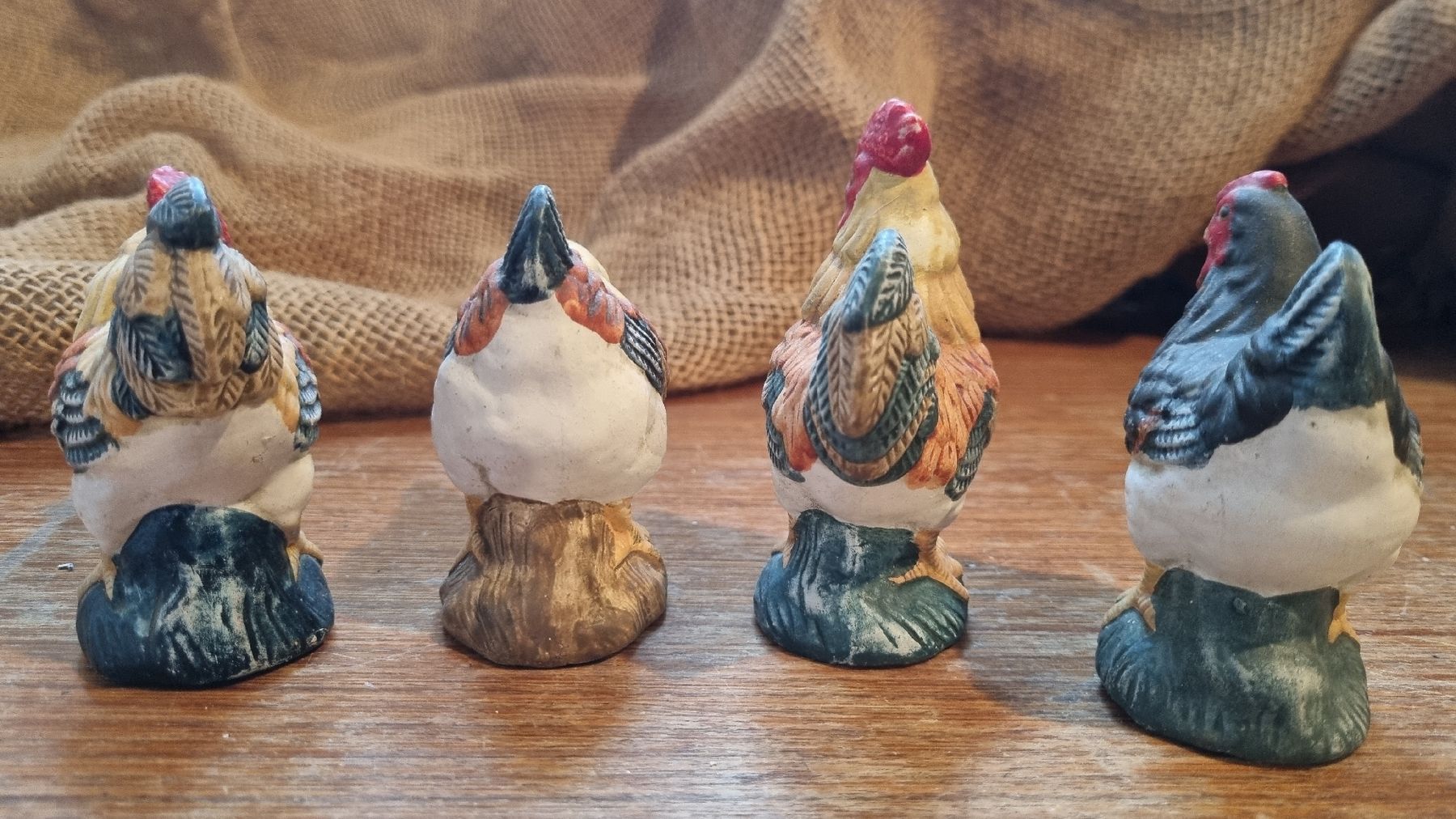 Figurines: 4 Stk. Keramik Hühner ca.9cm – D'occasion à Merishausen par Ussta1 2