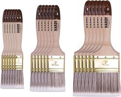 Flachpinsel-Set 18-teilig