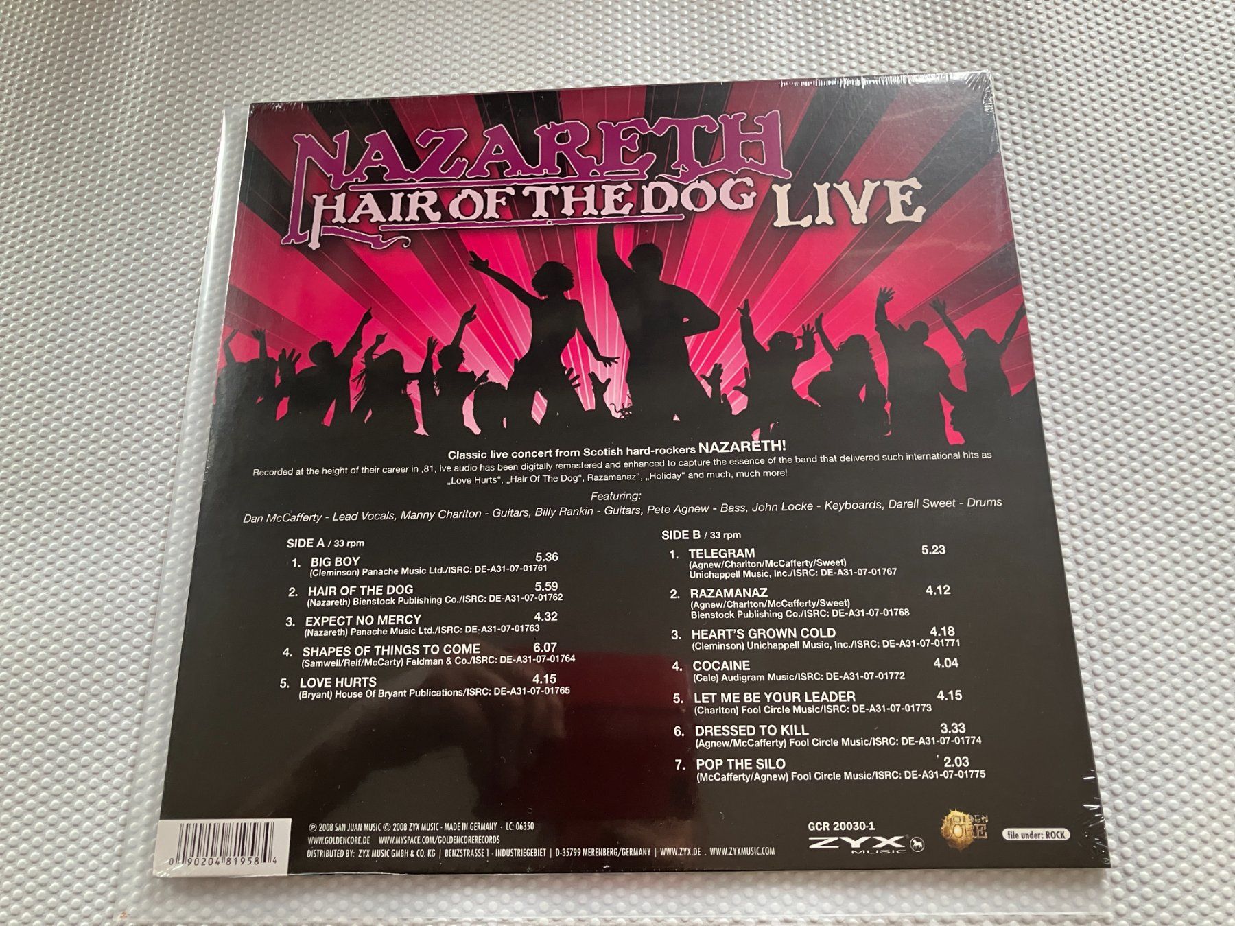 Dischi in vinile: Nazareth – Nuovo e nell'imballaggio originale da Aarwangen venduto da Jukebox3 2