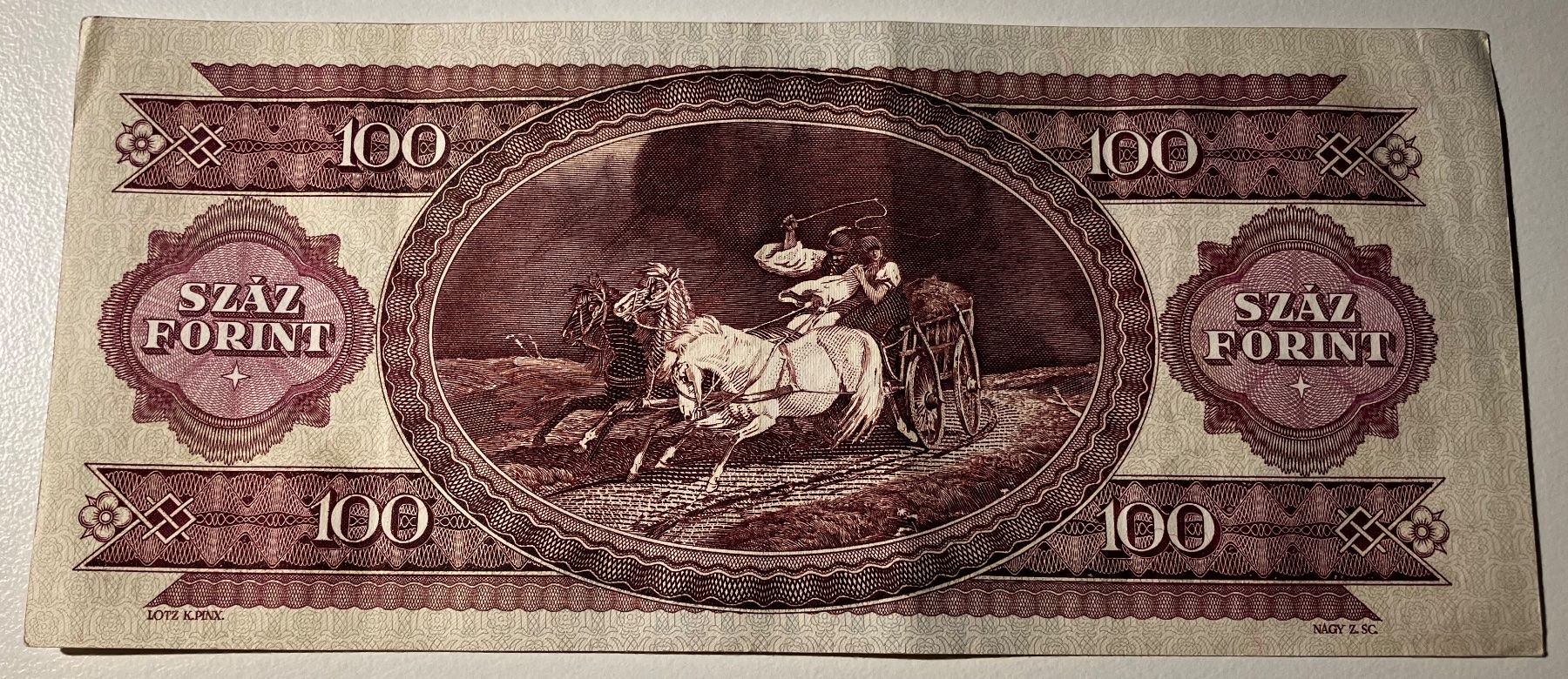 Banconote: Ungarn 100 Forint 1992 – Usato da Algetshausen venduto da Carrhard 1