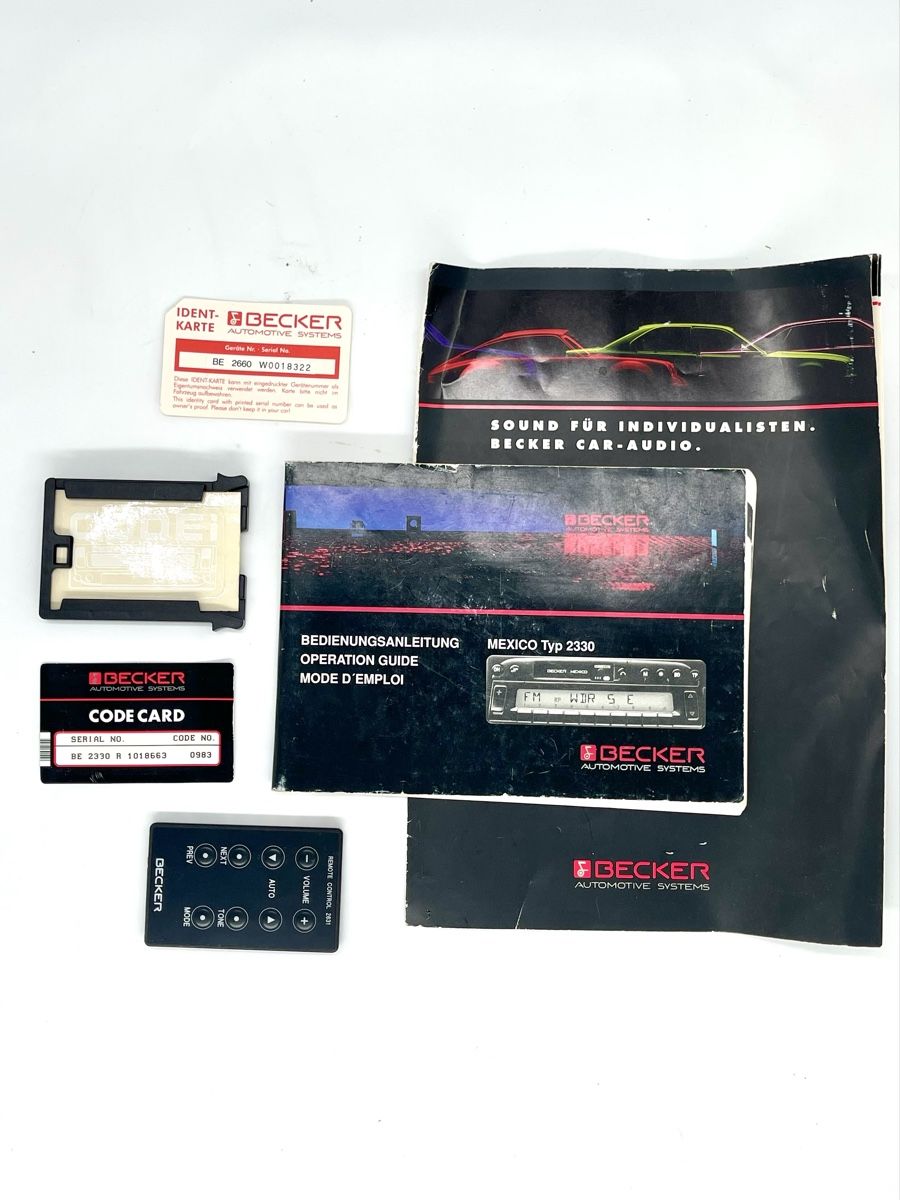 Becker Radio: Becker Mexico BE2330 + Silverstone BE2660 + Verstärker – Usato da Thun venduto da Strangedog 4