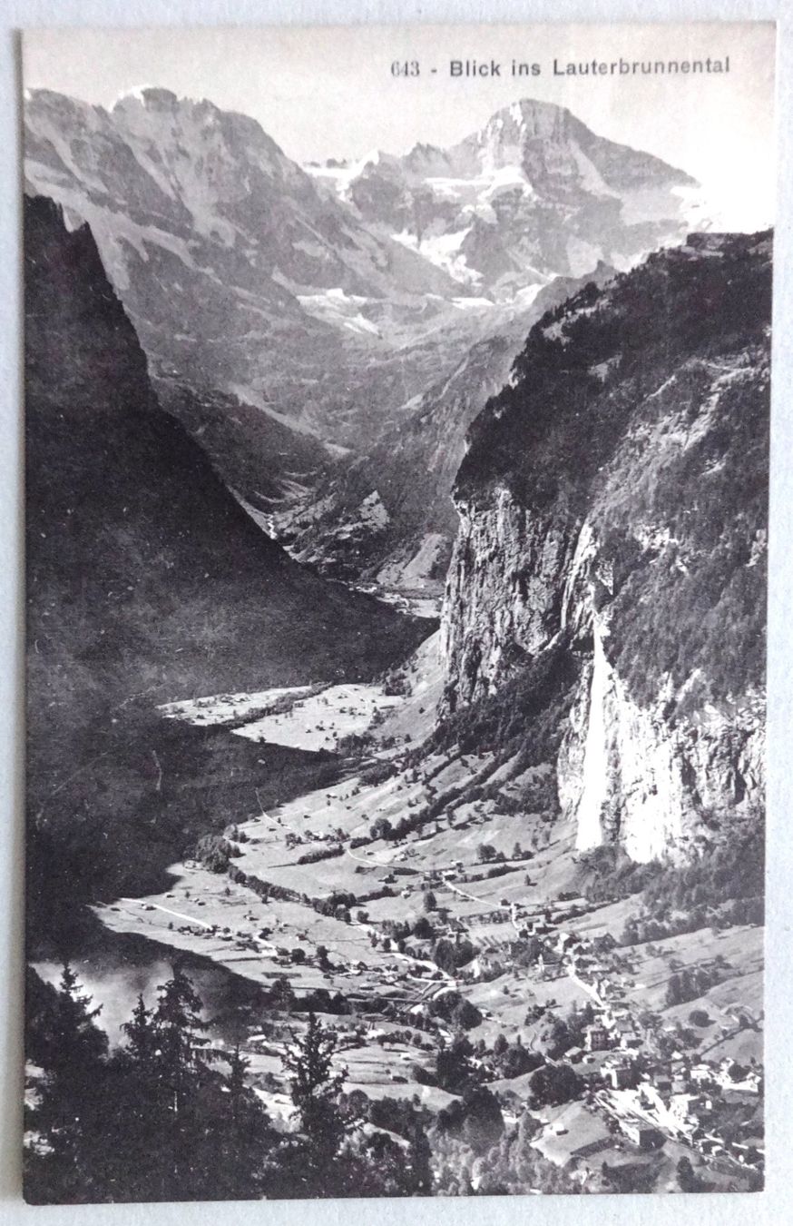Cartes postales: Blick ins Lauterbrunnental – D'occasion à Fétigny par Billy2miny