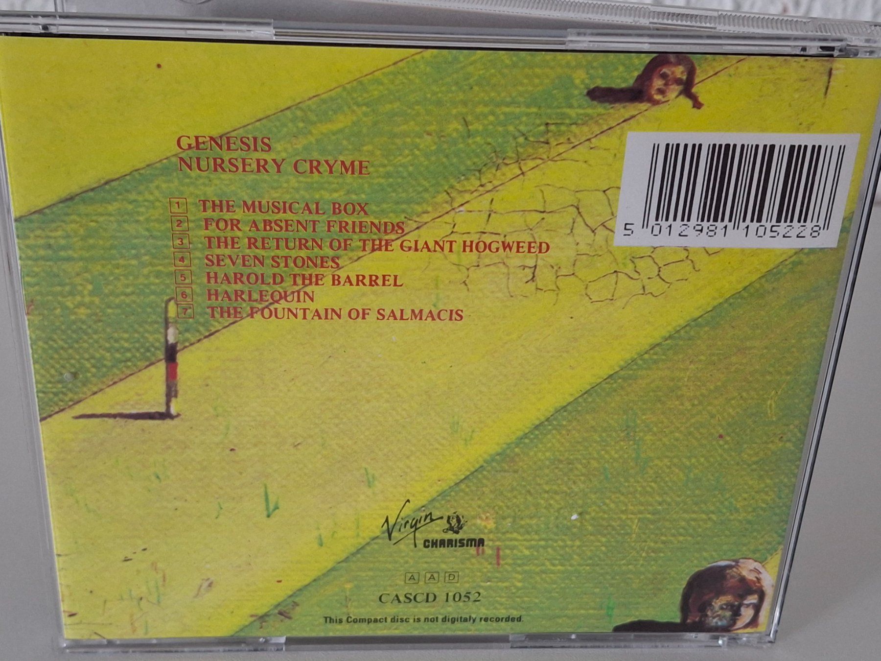 CD: CD Genesis -  Nursery Cryme – Usato da Aarberg venduto da Jackup1 1