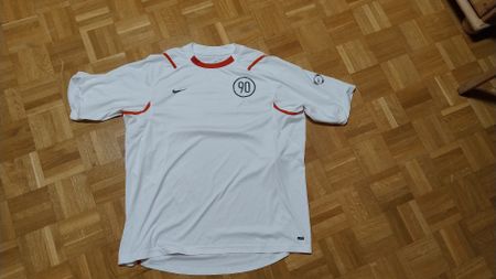 Maillot Nike DRI-FIT blanc rouge taille XL 56/58