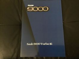 Saab 9000 Turbo 16 Verkaufsprospekt 1985