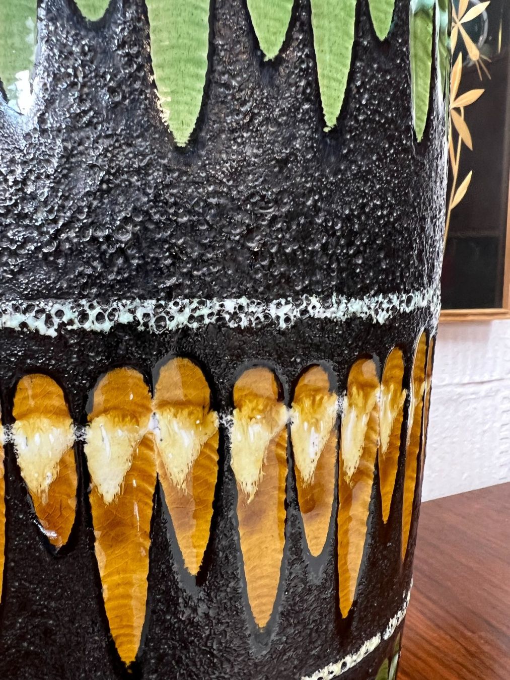 Vasen & Gefässe: Keramik Bodenvase - W.Germanpottery – Gebraucht aus Walzenhausen von stilvollwohnen 5