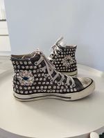 Converse All Star effetto vintage con borchie - 37