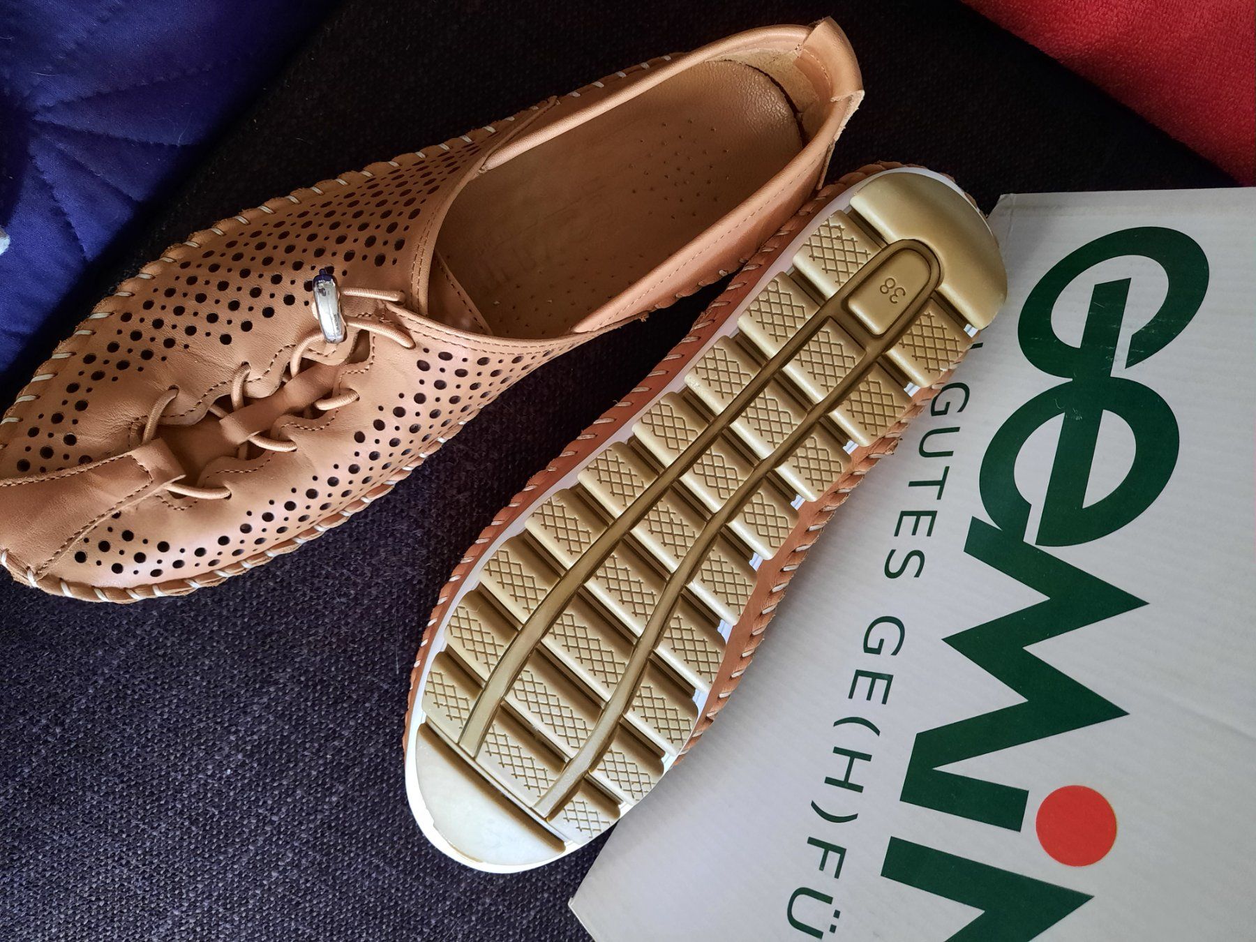Scarpe da donna: Mokassin von Gemini, Leder, Gr.38, NEU! – Nuovo e nell'imballaggio originale da Allschwil venduto da saphira012 4
