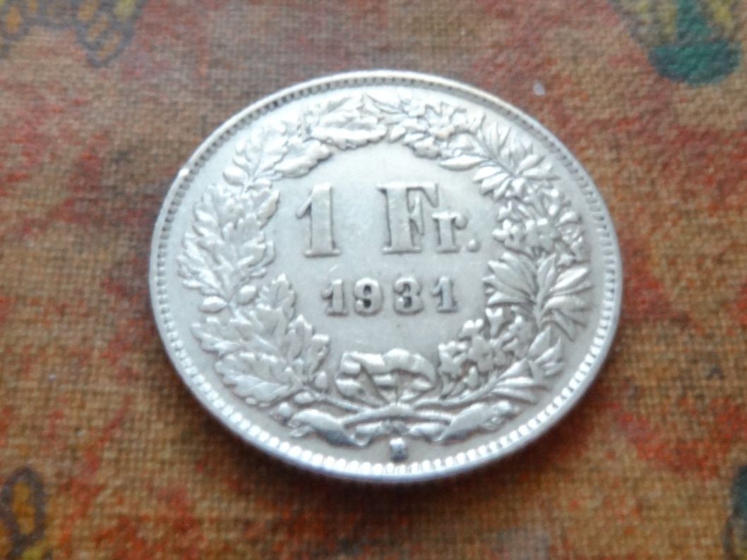Tutti le monete: 1 Fr. 1931  (Y) – Usato da Romanel-sur-Lausanne venduto da Swift13