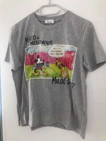 princess Graues T-Shirt mit Mickey Mouse & Pluto grösse 36