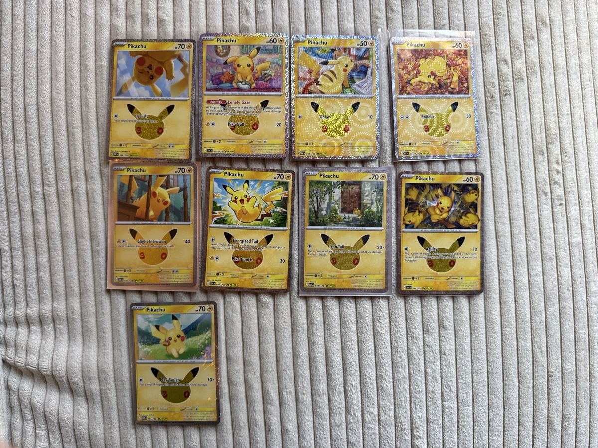 Pokémon Cartes à collectionner: Pikachu 30th anniversary 10x – Neuf (Voir description) à Schönenwerd par 29061996