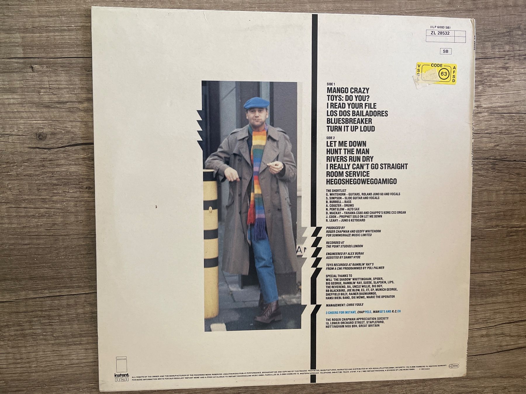 Dischi in vinile: A687/Roger Chapman Mango Crazy – Usato da Frutigen venduto da Philippe_jsp 1