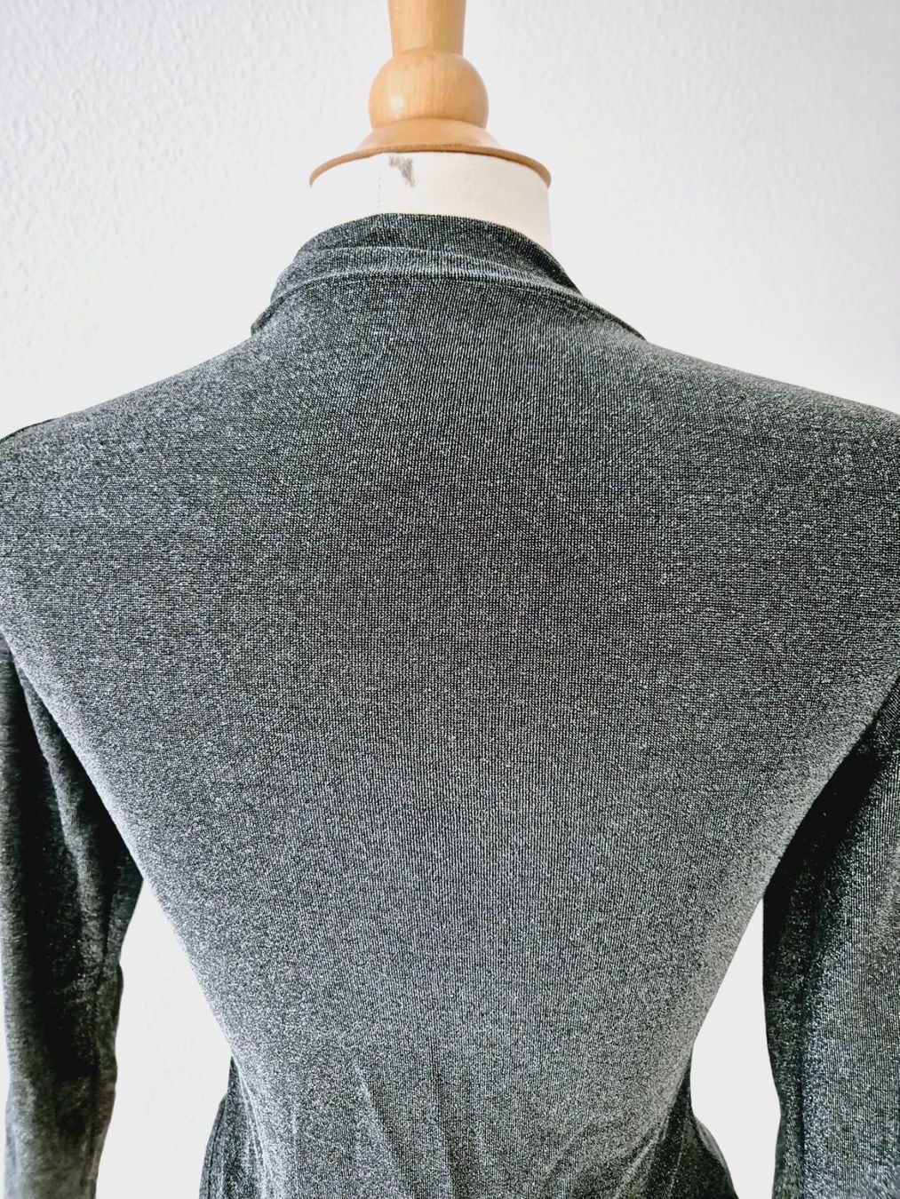Maglioni & Felpe: BODY 36 SILBER SCHWARZ GLITZER FÄDEN PULLI BLUSE SHIRT TOP – Nuovo (secondo la descrizione) da Elsau venduto da the-colorful-side 6