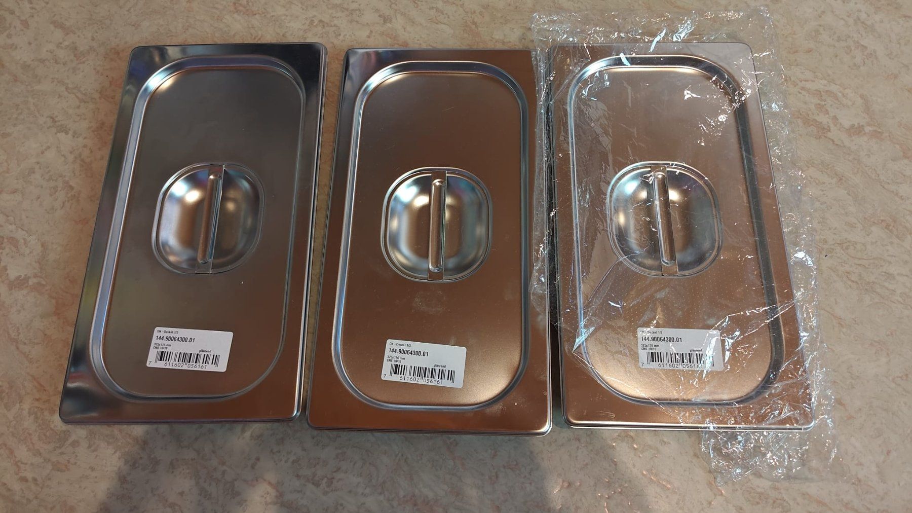 Contenitori & Simili: ProChef Gastro Norm Deckel 1/3 3Stück Neu – Nuovo (secondo la descrizione) da Henau venduto da rmstudio