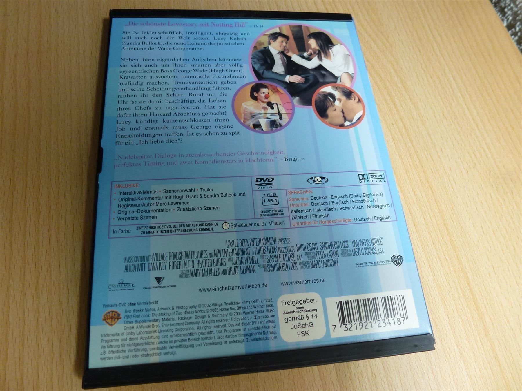 Alle DVDs: Ein Chef zum verlieben – Gebraucht aus Hombrechtikon von Maloev17 1