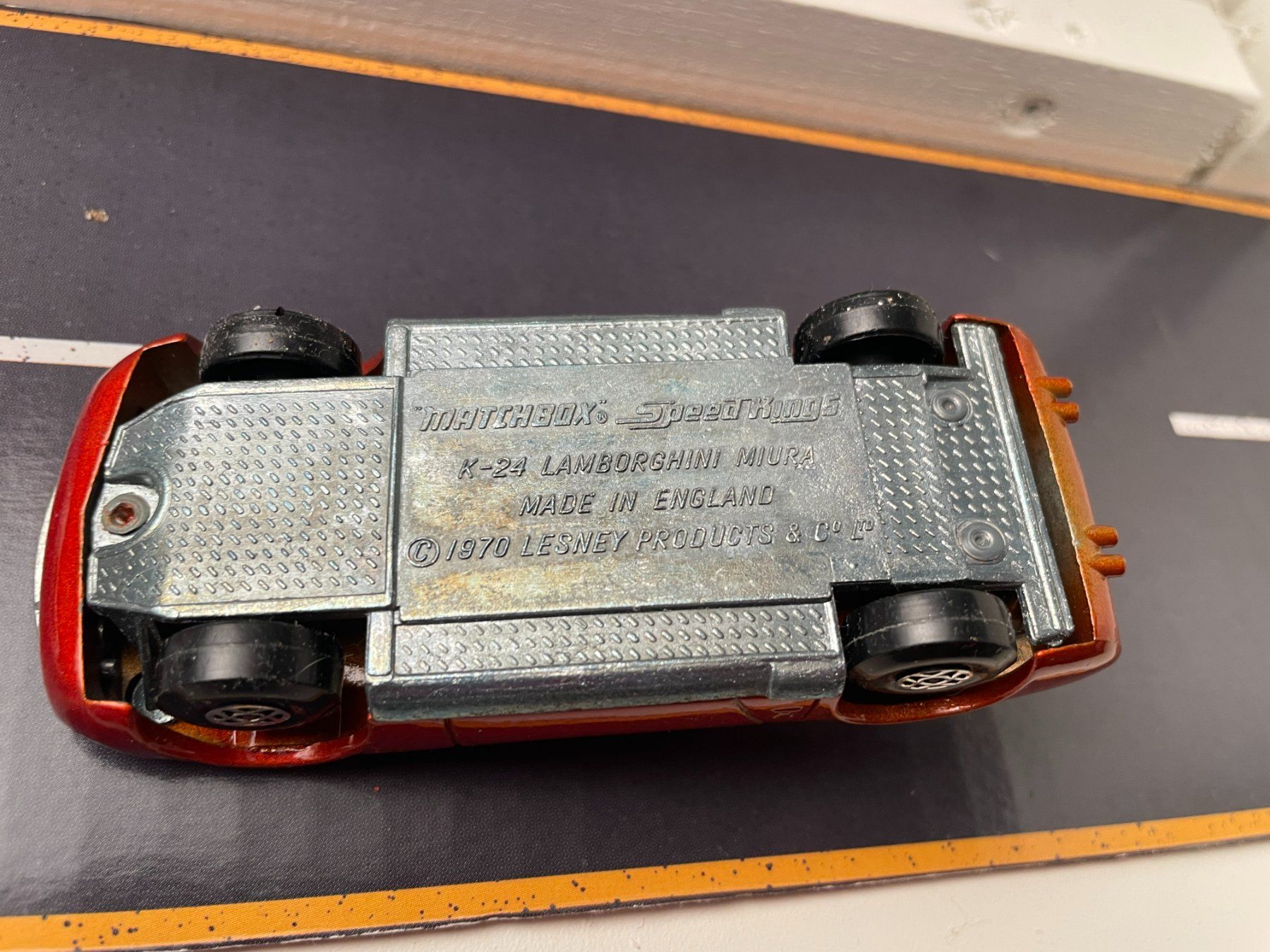 Lamborghini Modellini d'auto: Lamborghini 400 Miura Matchbox 1:43 – Nuovo (secondo la descrizione) da Wohlen AG venduto da Erelpowerline 1