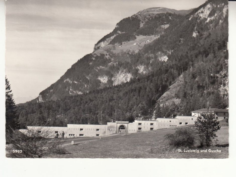 Ansichtskarten: St. Luzisteig ca. 1950 – Gebraucht aus Bürglen TG von StampGraf