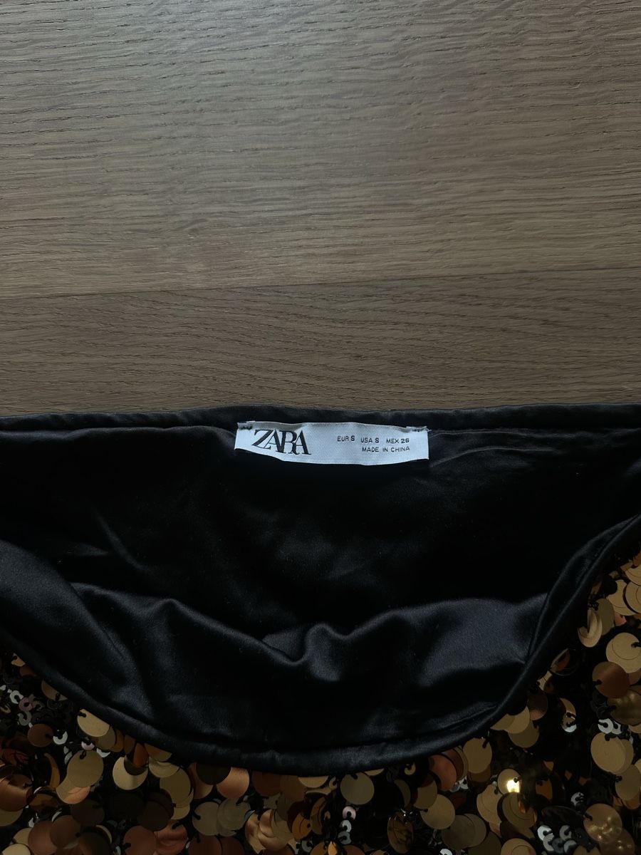 Zara Gonne: Zara Gold Pailletten Rock – Nuovo (secondo la descrizione) da Kloten venduto da niinaa.5 1