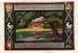 Notgeld "50 Pfennig. Poppenbüttel 1921"