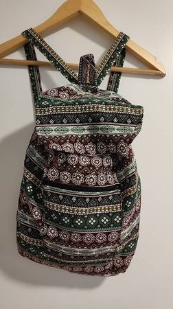 Grüner Rucksack