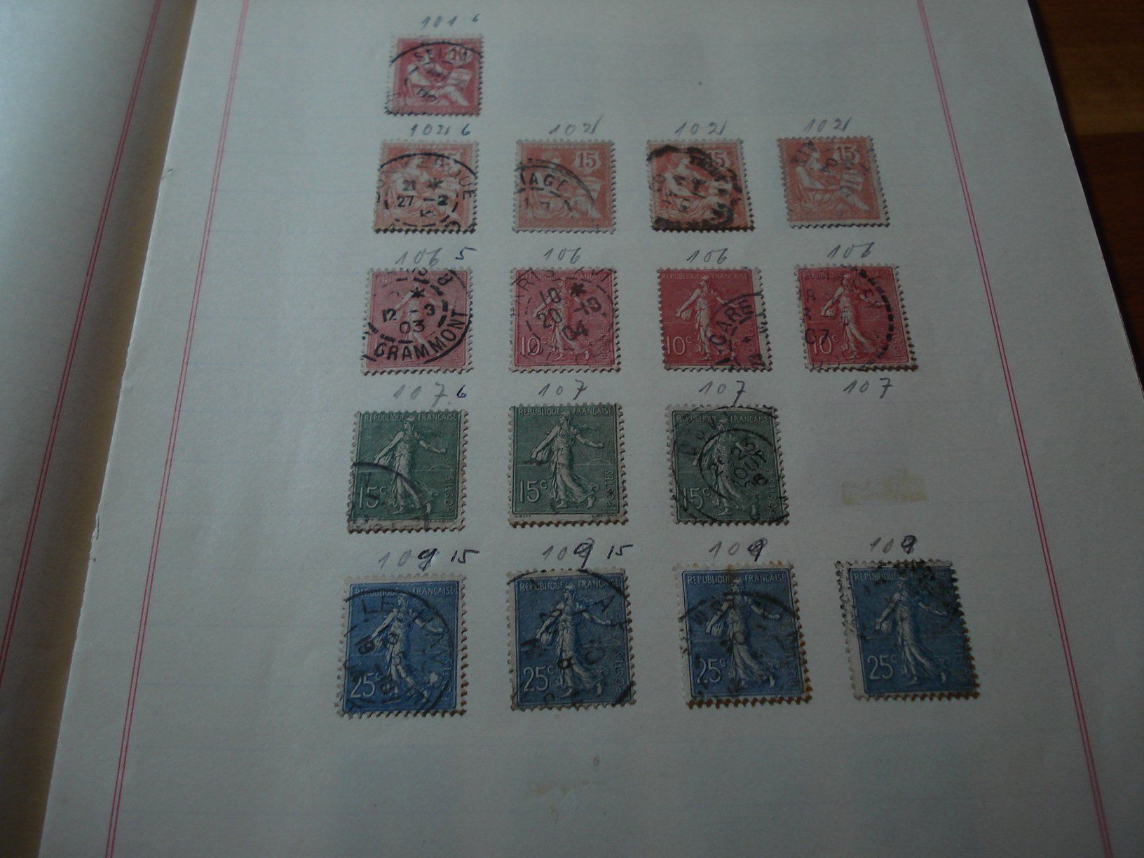 Tous les timbres: Lot alte Briefmarken Frankreich – D'occasion à Niederwil AG par morostahu 3