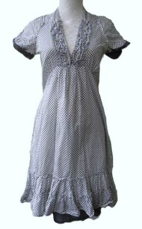 Gr. 36 38 ONE STEP verspieltes SommerKleid Pünktli s.Masse