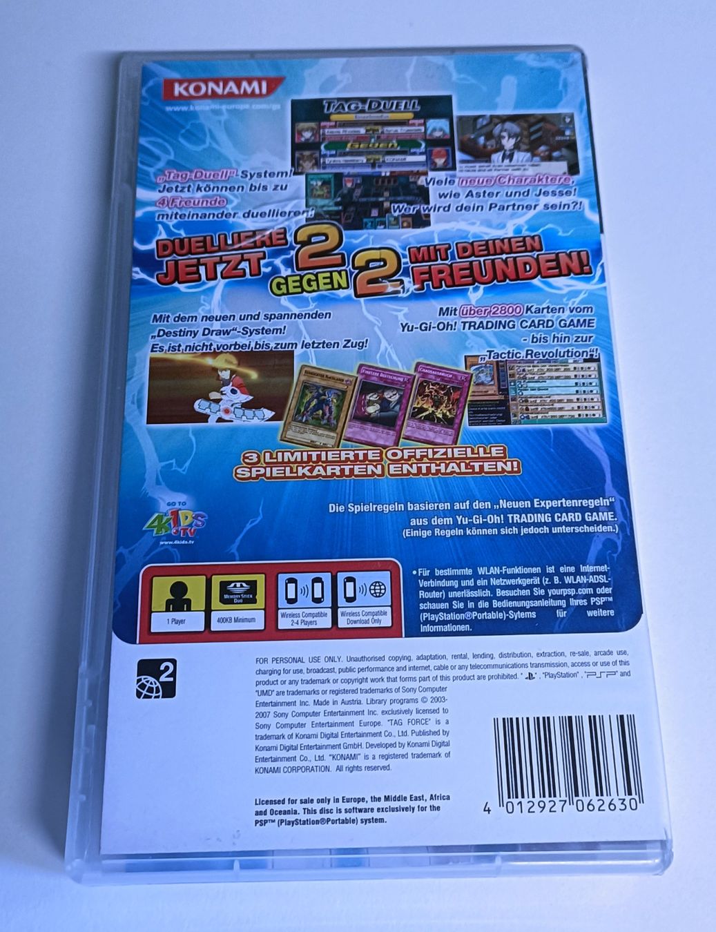 Sony Giochi: Yu-Gi-Oh GX TAG FORCE 2 | PSP – Usato da Köniz venduto da Gamecollect 2
