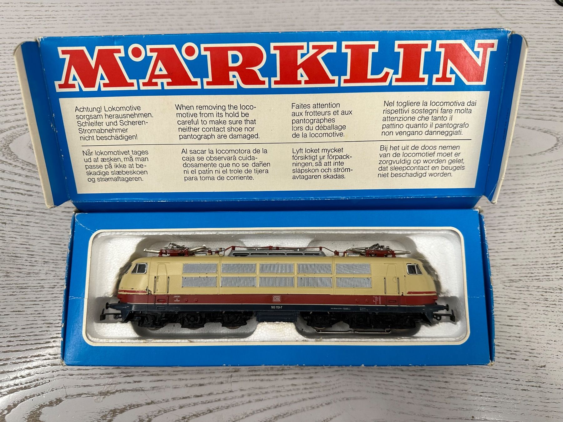 Märklin Modellini di ferrovie: Märklin 3054 DB BR 103 TEE – Usato da Lupsingen venduto da New-Haven 5