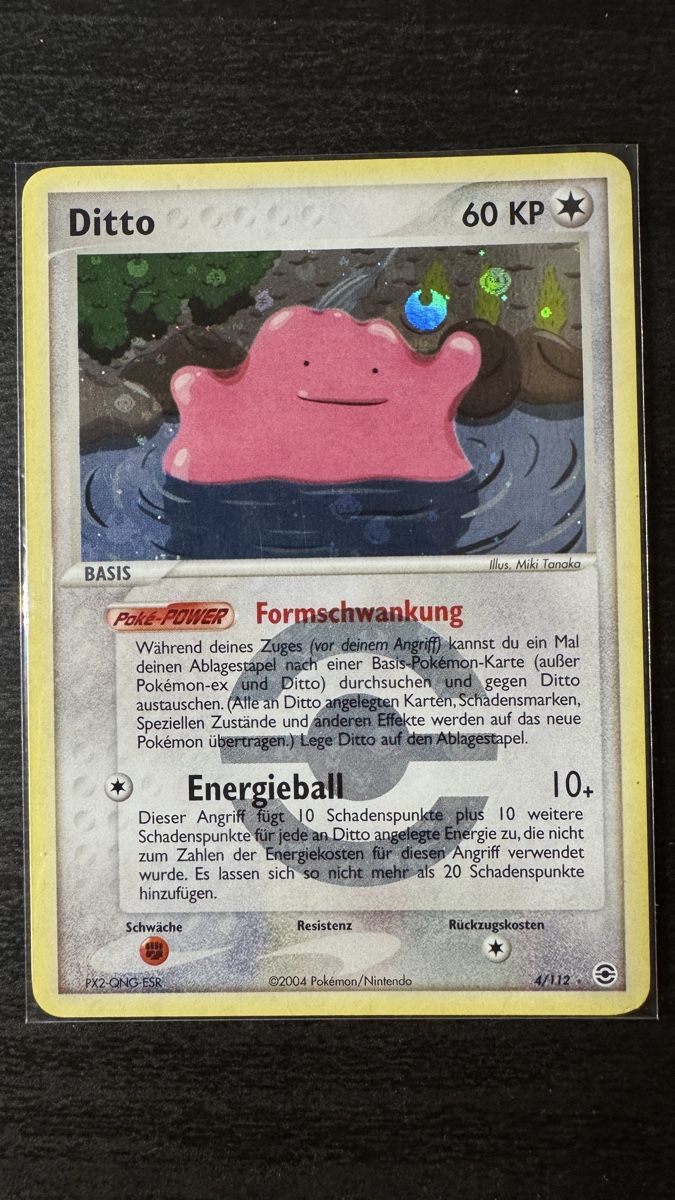Pokémon Sammelbilder & Trading cards: Ditto Ex FireRed & Leafgreen holo reverse 4/112 – Gebraucht aus Belprahon von Rob_ain