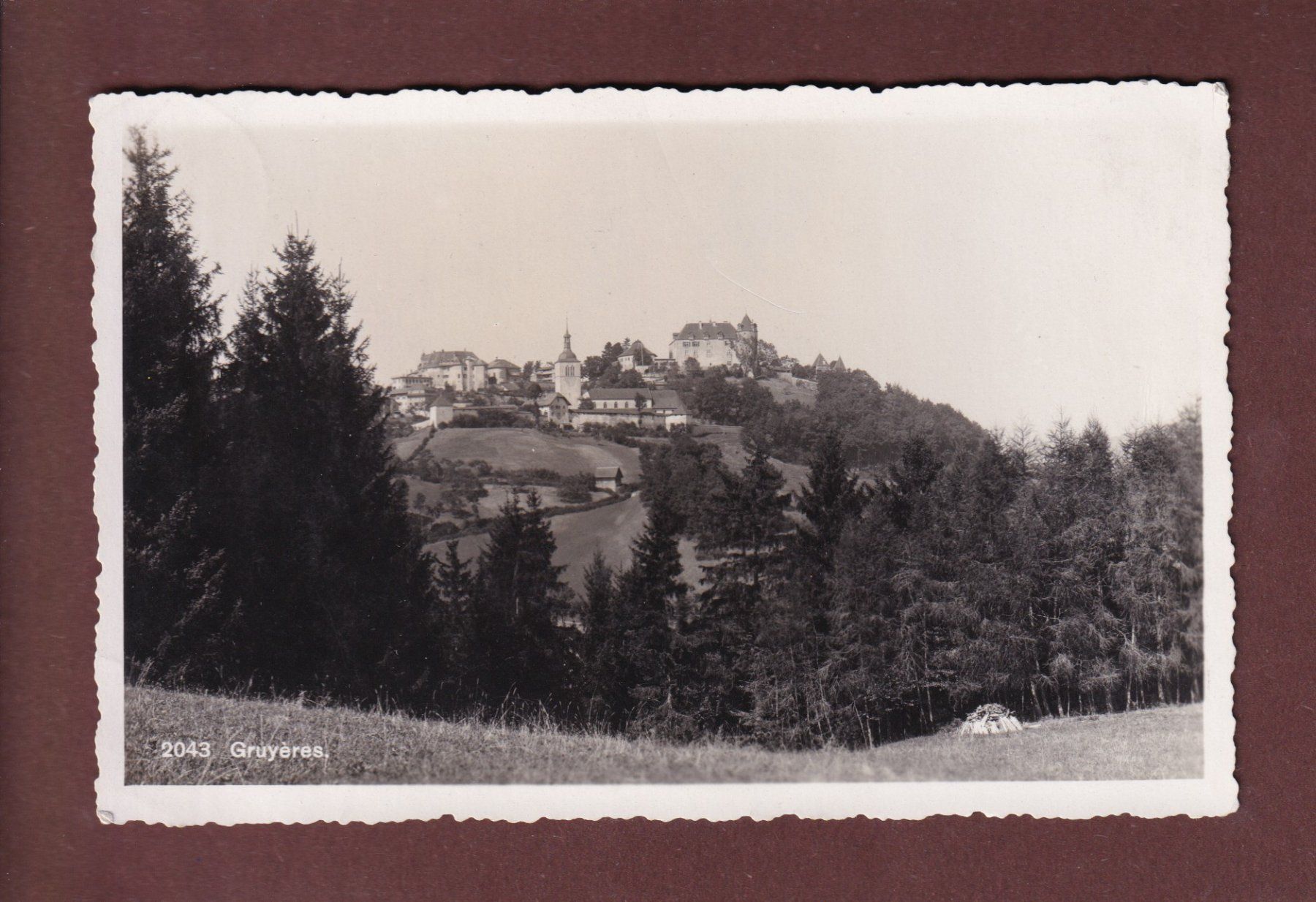 Cartoline postali: GRUYERES - 1940 – Usato da Pully venduto da nicecards-shop