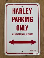 Harley Parking Only - US Blechschild