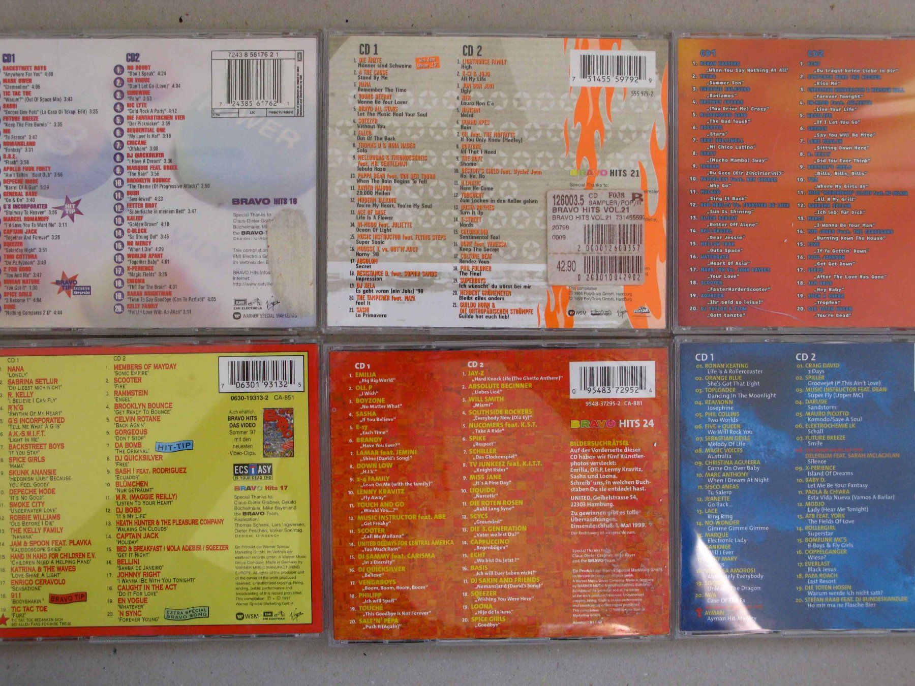 CD: Diverse Bravo CD ' s  kleine Sammlung – Usato da Samstagern venduto da Betscha 1