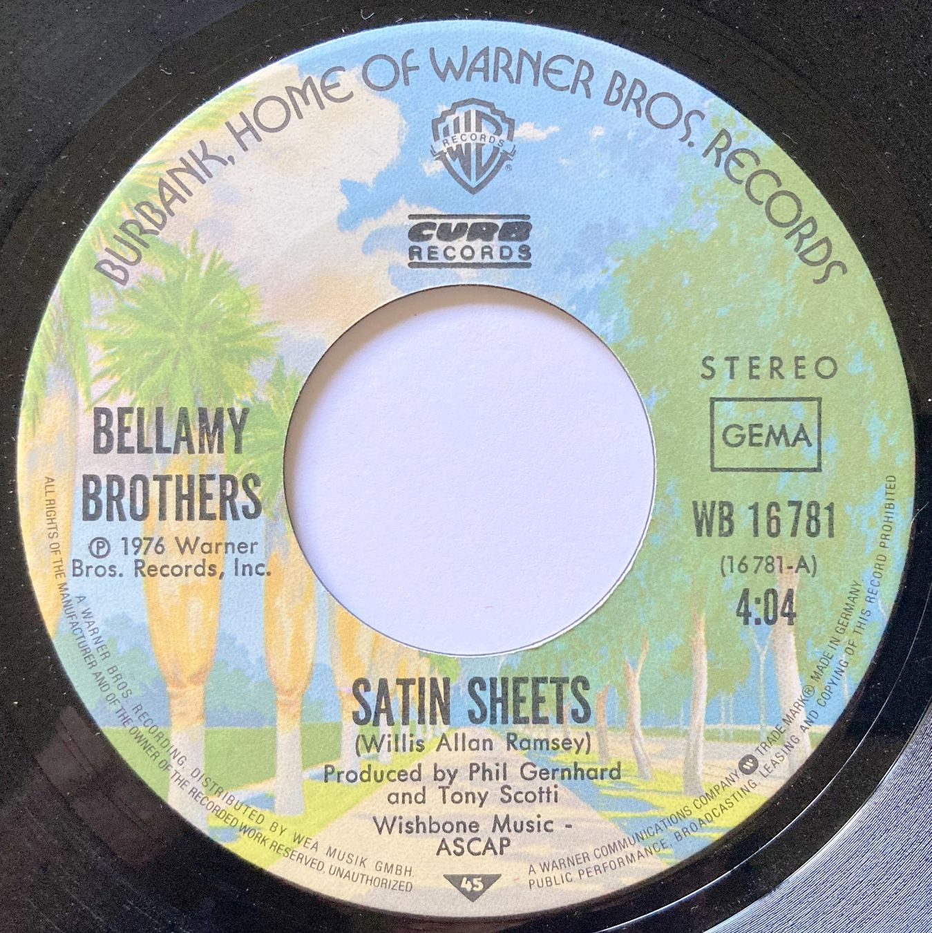 Dischi in vinile: BELLAMY BROTHERS - SATIN SHEETS – Usato da Bottens venduto da hotter-than-hell 2