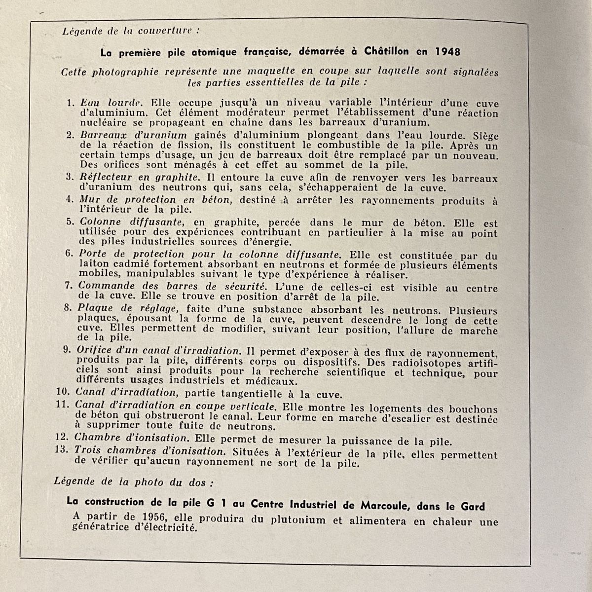 Libri: Atomes Atomique Uranium Radiation Radiosotope 1955 Commissar – Usato da Cointrin venduto da vrossi 1