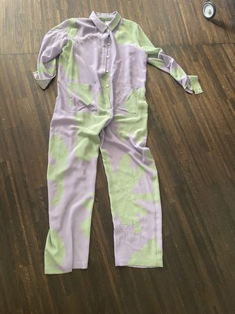 enSoie Jumpsuit Lilablau Grösse 3 Seide