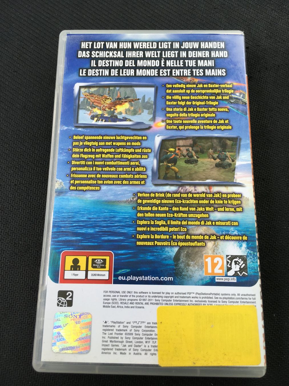 Sony Giochi: Jak and Daxter the lost frontier - PSP – Usato da St.Gallen venduto da Punktchen01 1