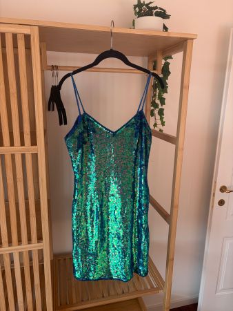 Glitzerndes Partykleid, Nitelite, Grösse 8, Minikleid!