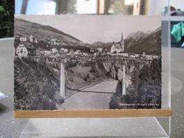 Unterengadin Engadin Schuls Brücke Postkarte   1