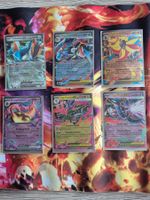 Cartes Pokémon GX et EX, lot de 6 cartes, état neuf