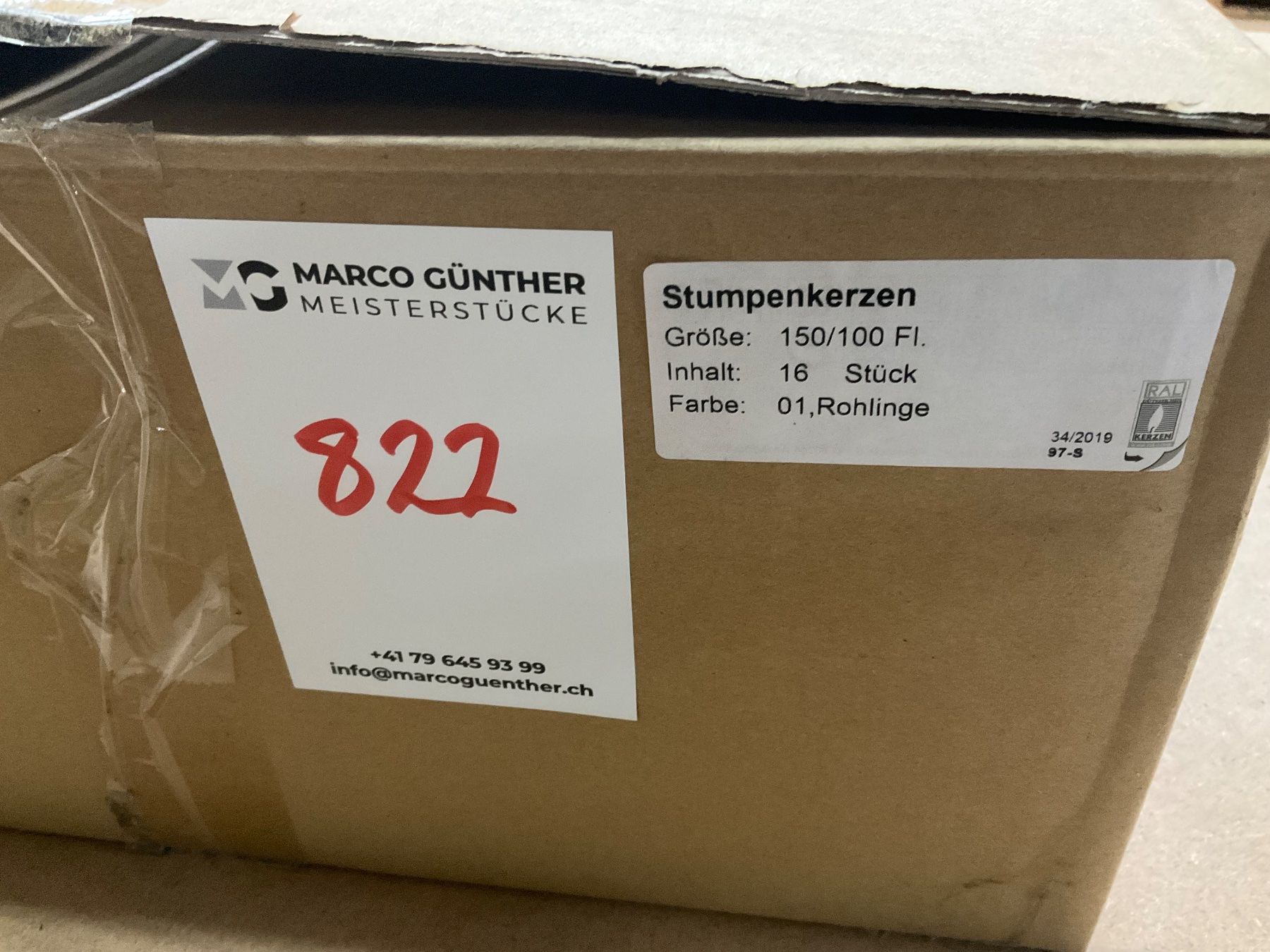 Candele: 822 Posten Kerzen Rohlinge aus Liquidation – Nuovo (secondo la descrizione) da Derendingen venduto da Meisterstuecke 1