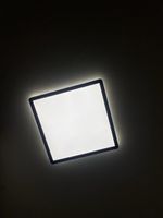 2x Deckenlampe quadratisch – modern – Conforama