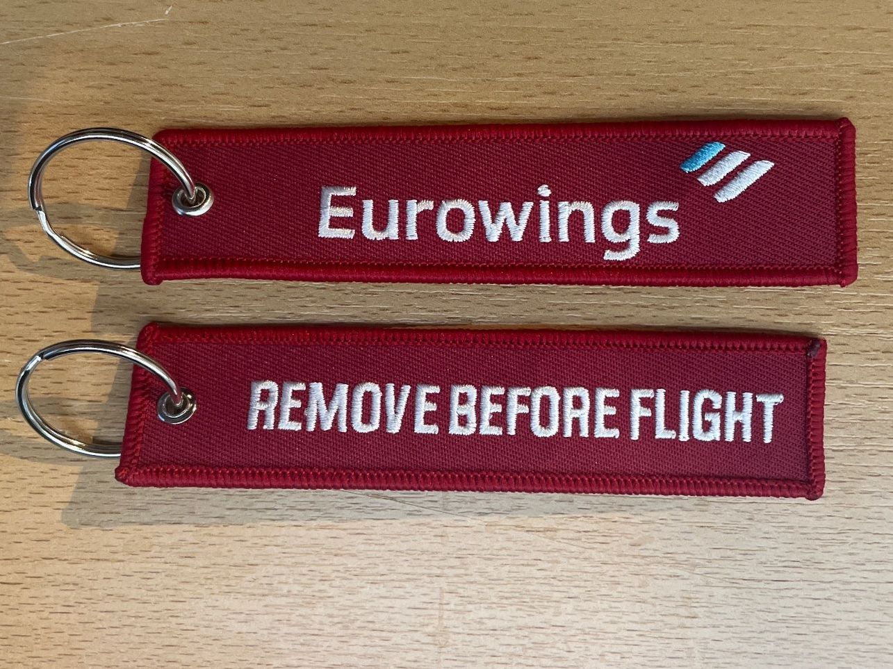Portachiavi: 1 Schlüsselanhänger Eurowings – Nuovo e nell'imballaggio originale da Hochfelden venduto da aviatikboerse_top