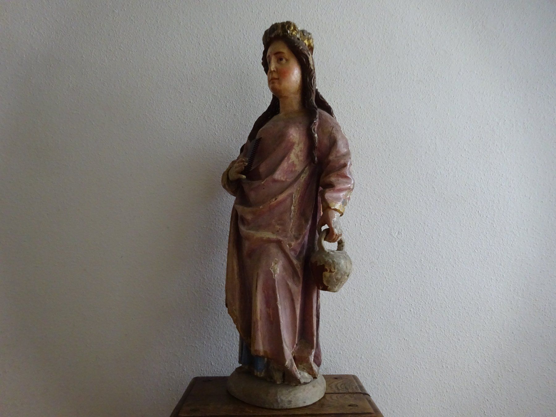 Sculture & Statue: Heilige Verena / Zurzach Solothurn Theben – Usato da Oetwil am See venduto da Senegal 1
