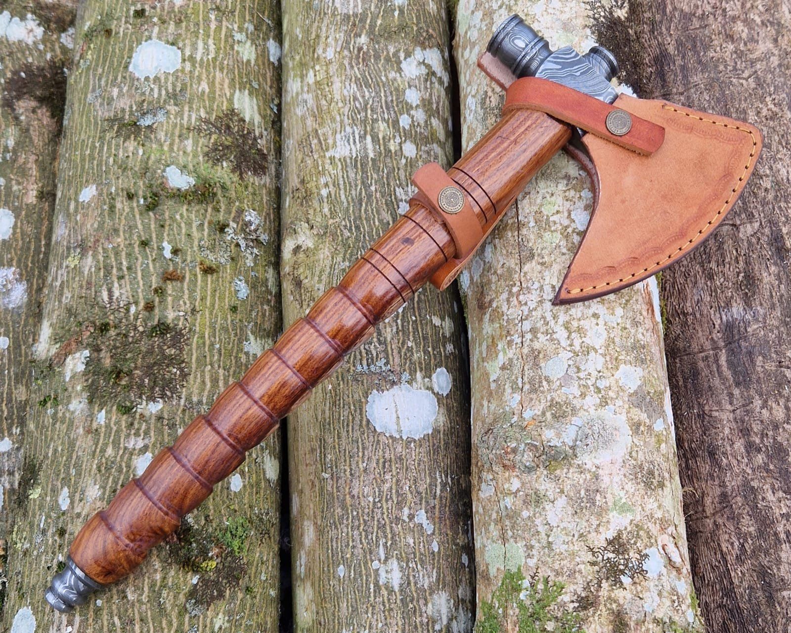 Militärmesser: Tomahawk Damast – Neu und originalverpackt aus Dorf von Messer-Schweiz 5